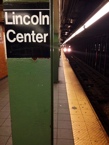 Lincoln Center subway